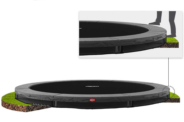 Trampoline 20 cm hoog