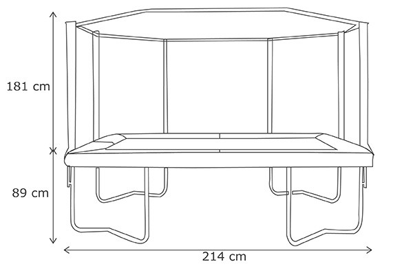 De afmetingen