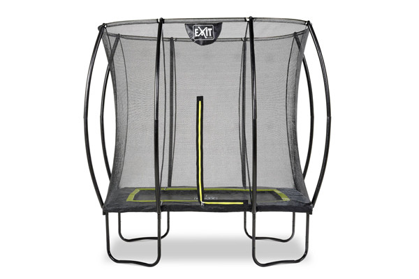 Rechthoekige trampoline van 153x214 cm.