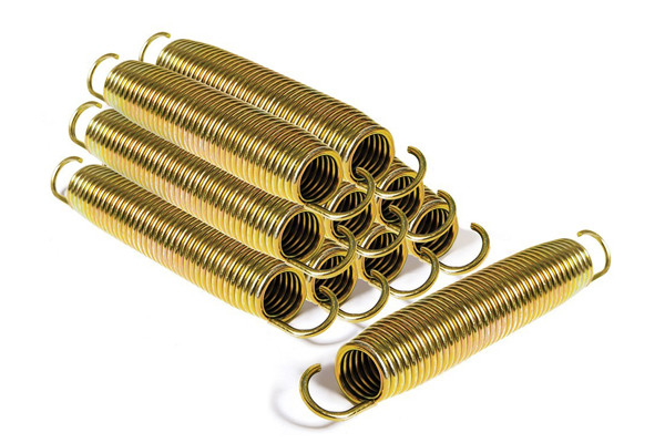 Gegalvaniseerde conische gouden veren.