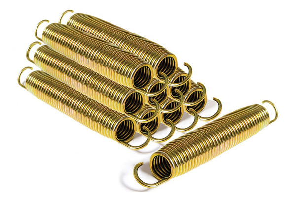 Gegalvaniseerde conische gouden veren.