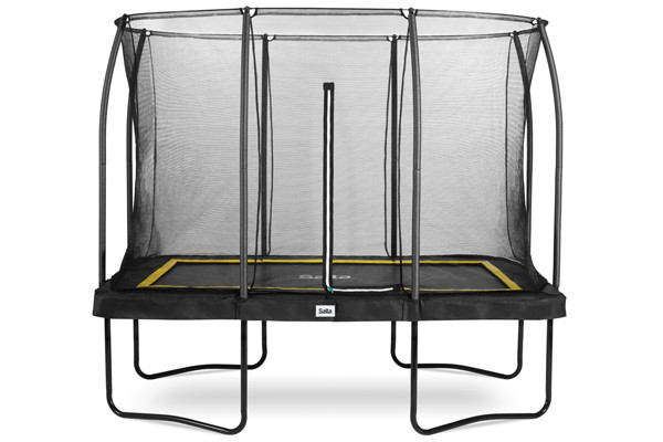 Rechthoekige trampoline met een diameter van 2014x305 cm.