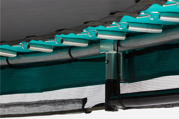 Stalen buizenframe en 48 veren.