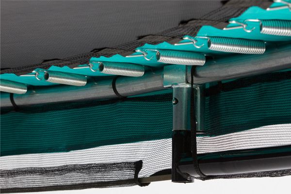 Stalen buizenframe en 64 veren.