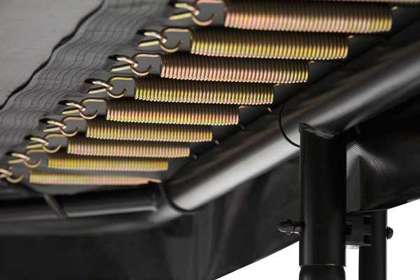 Gegalvaniseerd zwart stalen frame. 