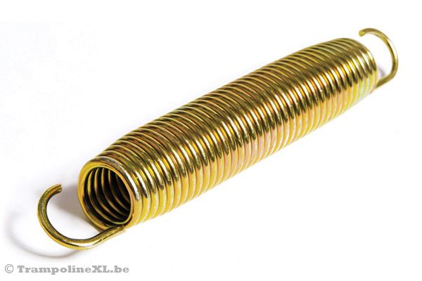 Gegalvaniseerde conische Gold colered veren.